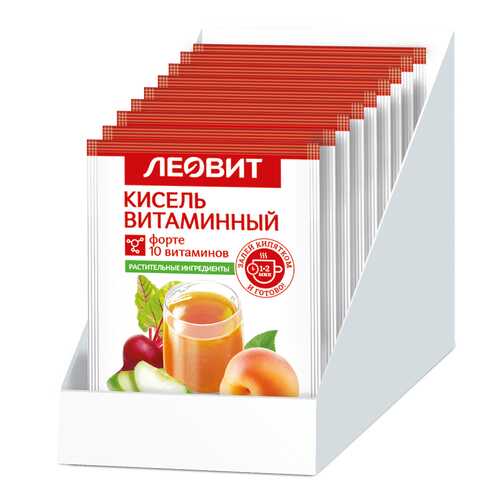 Кисель Витаминный ФОРТЕ. Шоубокс 20 шт. по 20 г. в Дикси