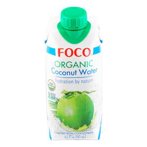 Вода кокосовая органическая Foco 330 мл в Дикси