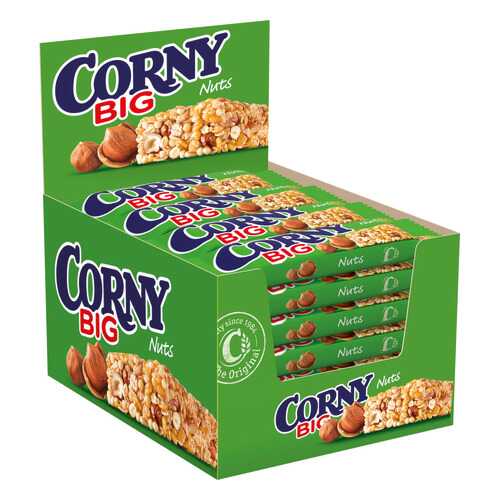 Батончик Corny Мюсли из цельных злаков Лесной орех 50г в Дикси