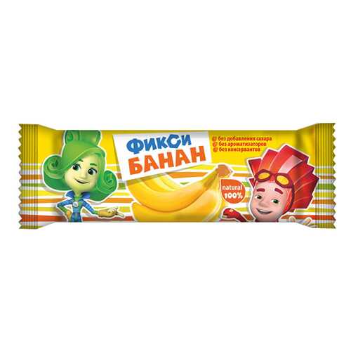Батончик Фрутилад Фикси банан Фруктовая Энергия 30 г в Дикси