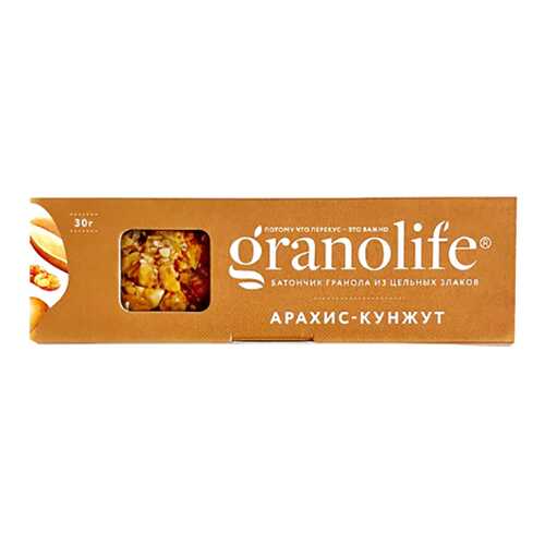 Батончик-гранола Granolife арахис-кунжут в Дикси