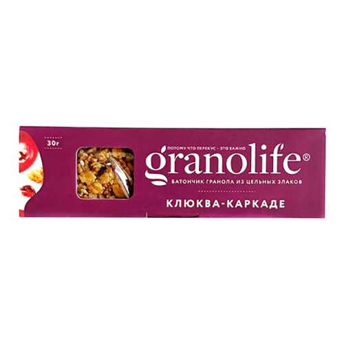 Батончик-гранола Granolife клюква-каркаде в Дикси