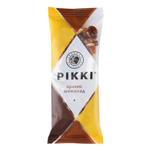 Батончики Pikki фруктово-ореховые арахис-шоколад 35 г в Дикси