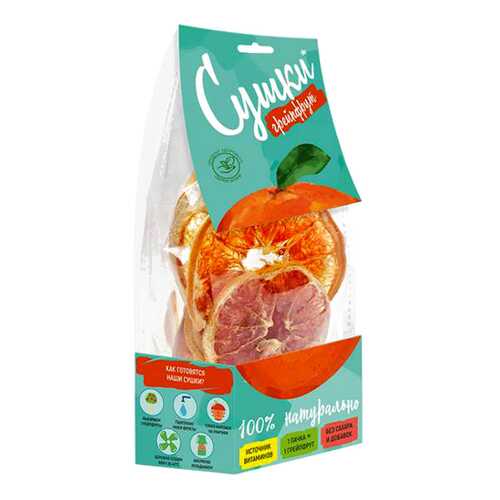 Чипсы фруктовые Биопродукты сушки грейпфрут в Дикси