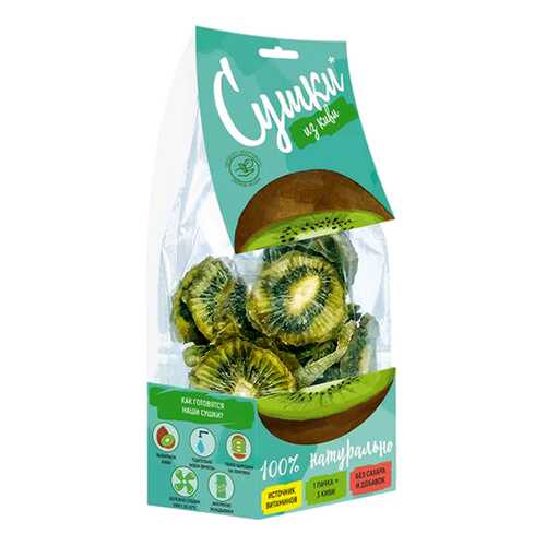Чипсы фруктовые Биопродукты сушки из киви 30 г в Дикси