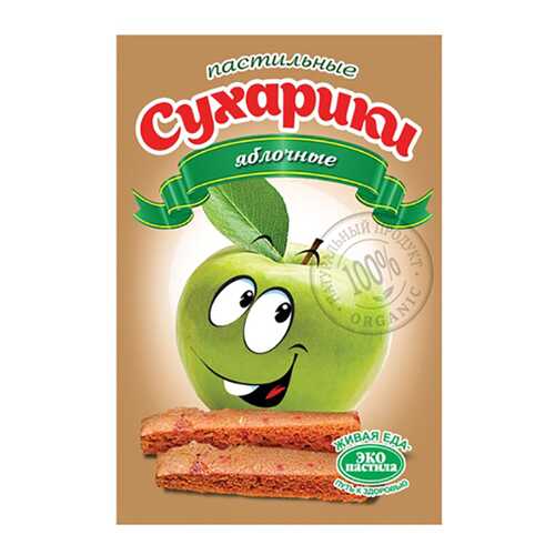 Пастильные сухарики Эко пастила яблочные в Дикси