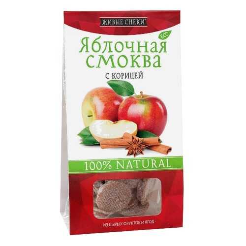 Смоква Живые снеки яблочная с корицей 60 г в Дикси
