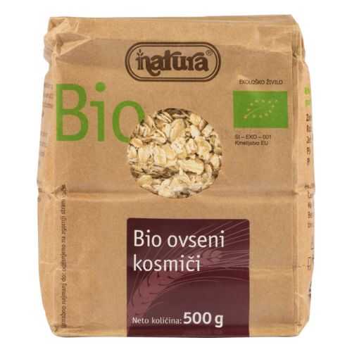 Хлопья овсяные Natura органические 500 г в Дикси