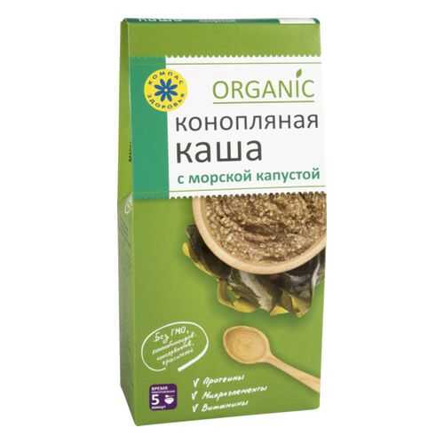 Каша конопляная Компас здоровья organic с морской капустой 250 г в Дикси