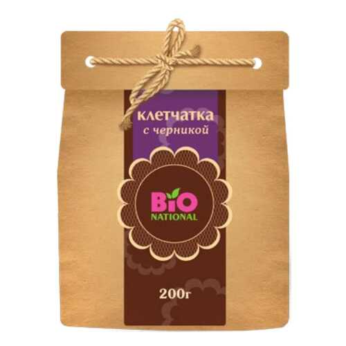 Клетчатка Bio National с черникой в эко-упаковке 200 г в Дикси