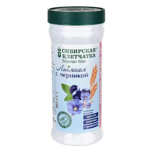 Клетчатка льняная Сибирская клетчатка с черникой 280 г в Дикси