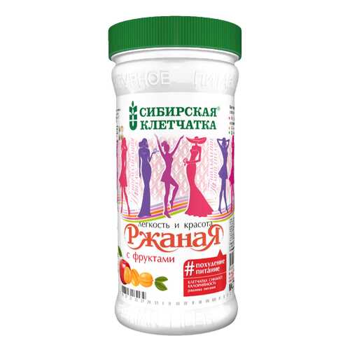Клетчатка Сибирская ржаная с фруктами 350 г в Дикси