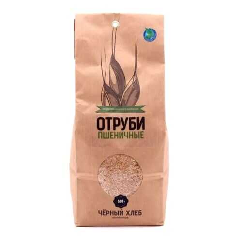 Отруби Черный хлеб пшеничные био 500г в Дикси