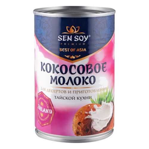 Кокосовое молоко Sen Soy premium 5-7% 400 г в Дикси