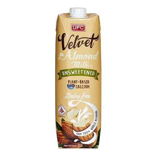 Миндальный напиток UFC Velvet Unsweetened без сахара 1000 мл в Дикси