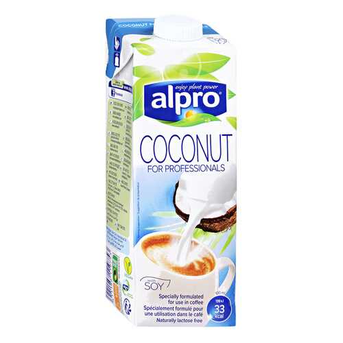 Напиток кокосовый Alpro с соей обогащенный кальцием и витаминами professionals 1 л в Дикси