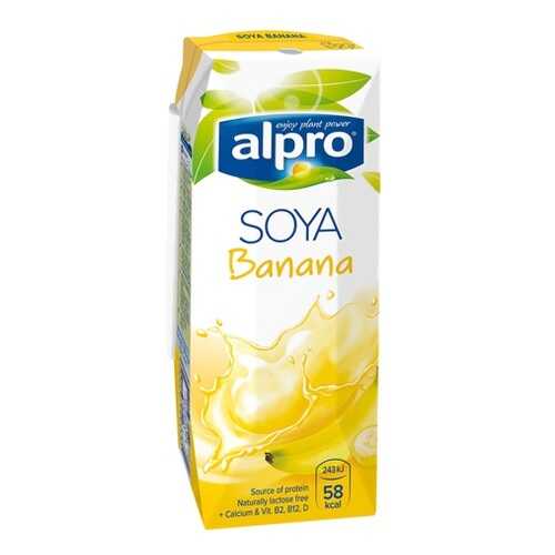 Напиток соевый Alpro с кальцием банановый 1 л в Дикси
