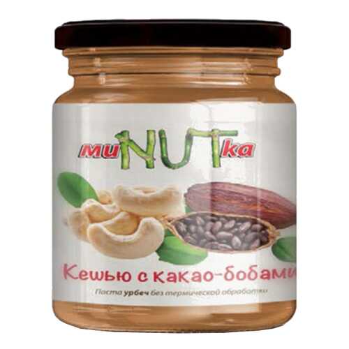 Паста МиNUTка урбеч кешью и какао 200 г в Дикси