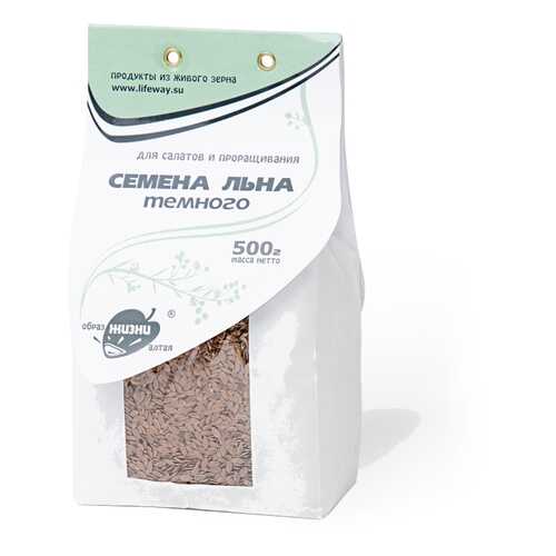 Семена льна темного Образ жизни 500 г в Дикси