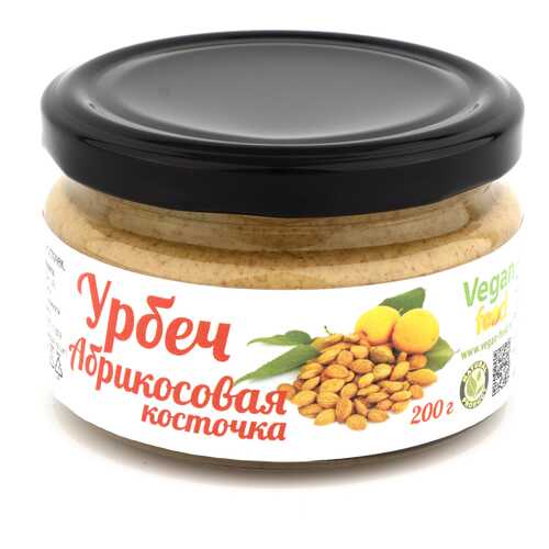 Урбеч Vegan-food из ядер абрикосовых косточек 200 г в Дикси