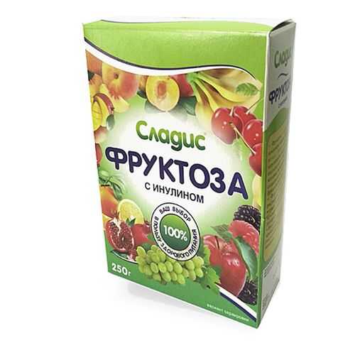 Фруктоза кристаллическая Cладис с инулином 250 г в Дикси