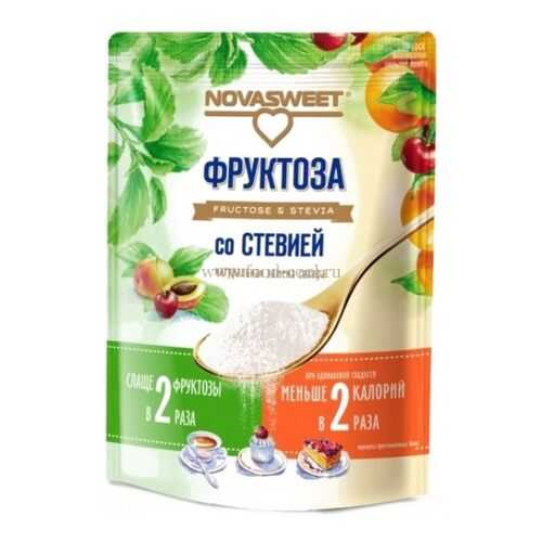 Фруктоза Novasweet со стевией 250 г в Дикси