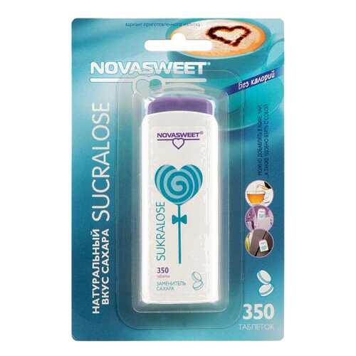 Подсластитель Novasweet sucralose 350 таблеток 150 г в Дикси