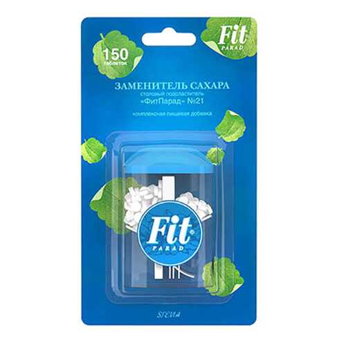 Заменитель сахара Fit Parad на основе сукралозы и стевии №21 в Дикси