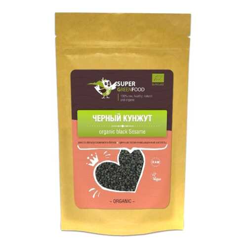 Черный кунжут Super Green Food 150 г в Дикси