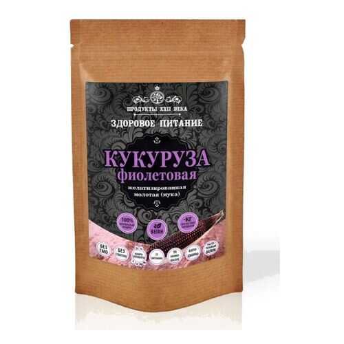 Кукуруза фиолетовая Продукты XXII века молотая мука желатинизированная 100 г в Дикси