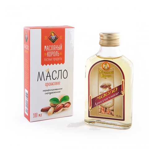 Масло арахисовое 100% Масляный король 100 мл в Дикси