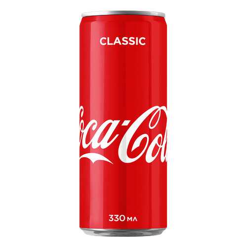 Напиток Coca-Cola жестяная банка 0.33 л в Дикси