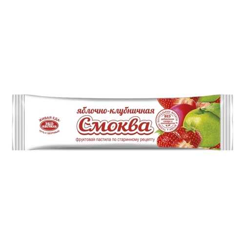Пастила Смоква фруктовая яблочно-клубничная 30 г в Дикси