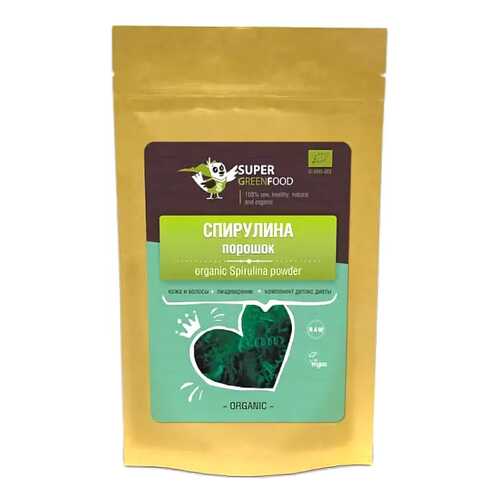 Спирулина Super Green Food порошок 200 г в Дикси
