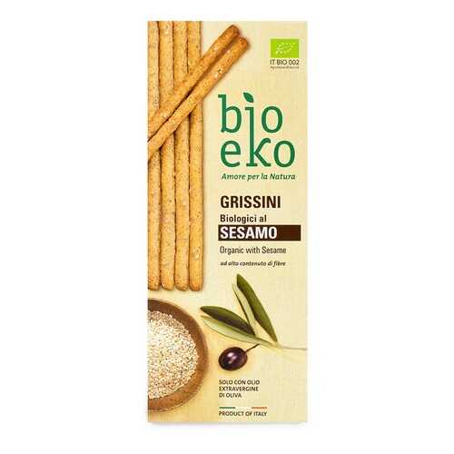 Гриссини из цельнозерновой пшеничной муки с кунжутом БИО, EKO BIO, 125 г, Италия в Дикси