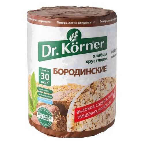 Хлебцы хрустящие Dr.Kоrner бородинские 100 г в Дикси