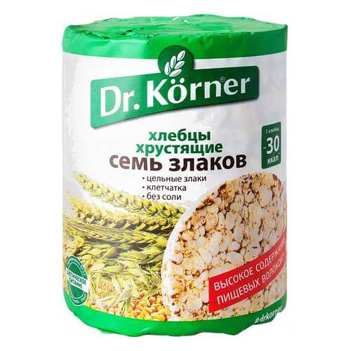 Хлебцы хрустящие Dr.Kоrner семь злаков 100 г в Дикси