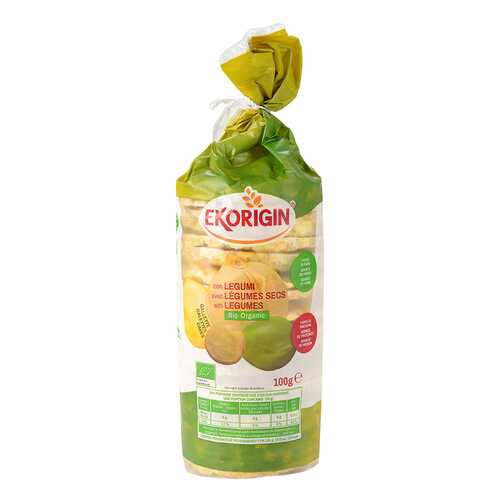 Хлебцы кукурузные Ekorigin legumes cakes с овощами 100 г в Дикси