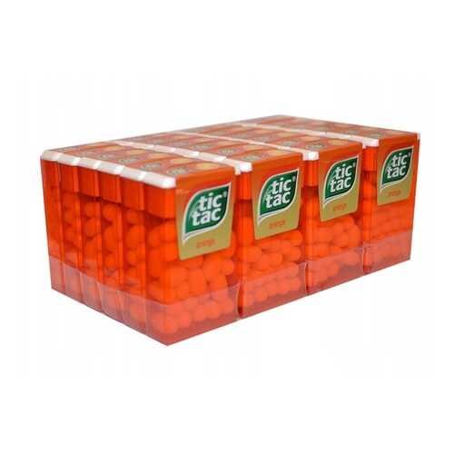Драже Tic Tac, апельсин, 16 г- блок 24 штуки в Дикси