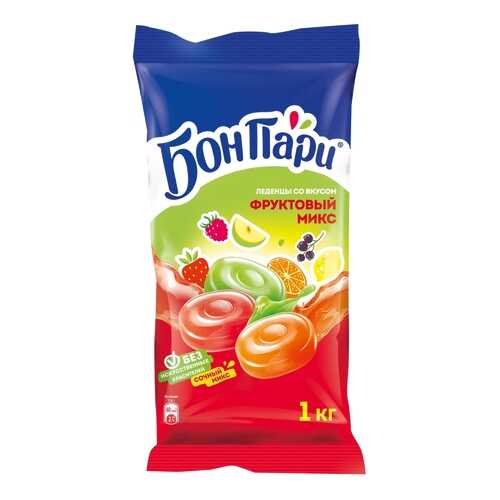 Карамель Бон Пари фрутовый микс 1 кг в Дикси