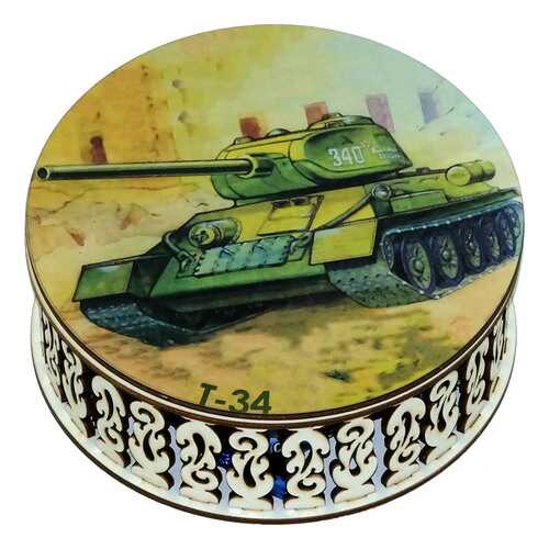 Конфеты Кремлина чернослив шоколадная шкатулка круглая танк 400 г в Дикси