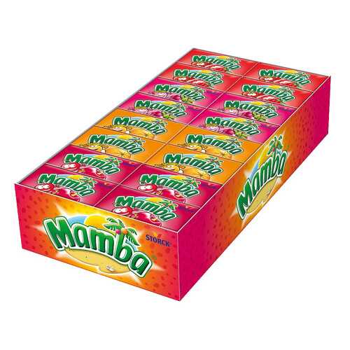 Конфеты Mamba жевательные блок 48 штук *26,5 гр. в Дикси