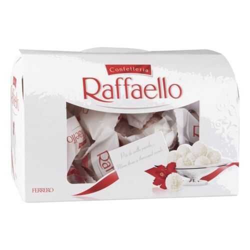 Конфеты Raffaello с цельным миндальным орехом в кокосовой обсыпке 240 г в Дикси