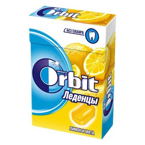 Леденцы Orbit лимон и мята 35 г в Дикси