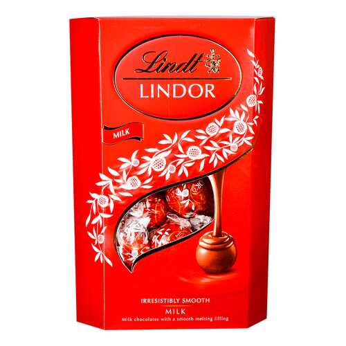 Набор шоколадных конфет Lindt линдор молочный 337 г в Дикси