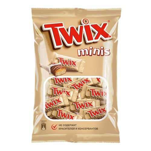 Шоколадные конфеты Twix minis 184 г в Дикси
