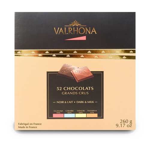 Шоколадный набор Valrhona Ассорти 260 г карре Франция в Дикси