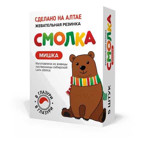 Смолка Мишка в глазури 5 шт в Дикси
