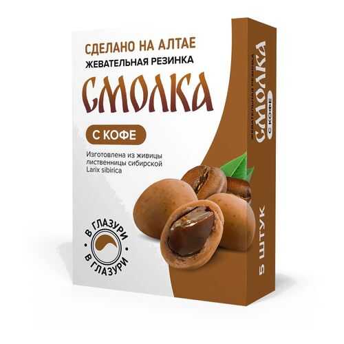 Смолка с кофе в глазури 5 шт в Дикси