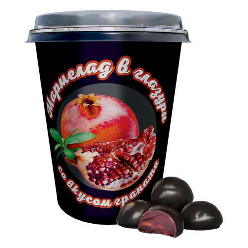 Глазированный мармелад со вкусом граната, 300 г в Дикси